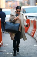 LEA MICHELE Out and About in New York 11/20/2017