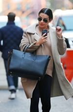 LEA MICHELE Out and About in New York 11/20/2017