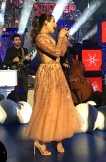 LEA MICHELE Performs at ABC TV Christmas Special at Sisneyland Park in Anaheim 11/14/2017