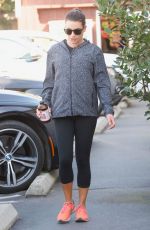 LEA MICHELE Shopping at Brentwood Country Mart 11/12/2017