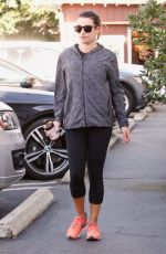 LEA MICHELE Shopping at Brentwood Country Mart 11/12/2017