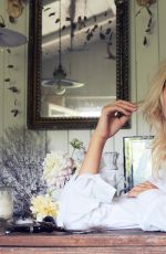LENA GERCKE on the Set of a Photoshoot, 2017