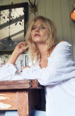 LENA GERCKE on the Set of a Photoshoot, 2017