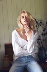 LENA GERCKE on the Set of a Photoshoot, 2017