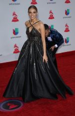 LESLIE GRACE at Latin Grammy Awards 2017 in Las Vegas 11/16/2017