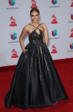 LESLIE GRACE at Latin Grammy Awards 2017 in Las Vegas 11/16/2017