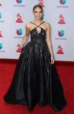 LESLIE GRACE at Latin Grammy Awards 2017 in Las Vegas 11/16/2017