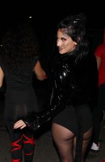 LEXY PANTERRA Arrives at Halloween Party at Poppy Club in West Hollywood 10/31/2017