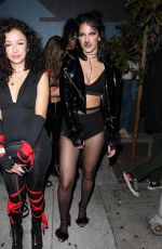 LEXY PANTERRA Arrives at Halloween Party at Poppy Club in West Hollywood 10/31/2017