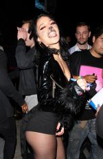 LEXY PANTERRA Arrives at Halloween Party at Poppy Club in West Hollywood 10/31/2017