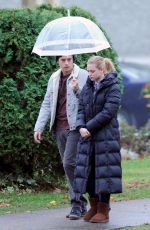 LILI REINHART on the Set of Riverdale in Vancouver 11/14/2017