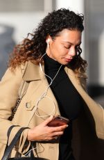 LILLY BECKER at Heathrow Airport in London 11/10/2017
