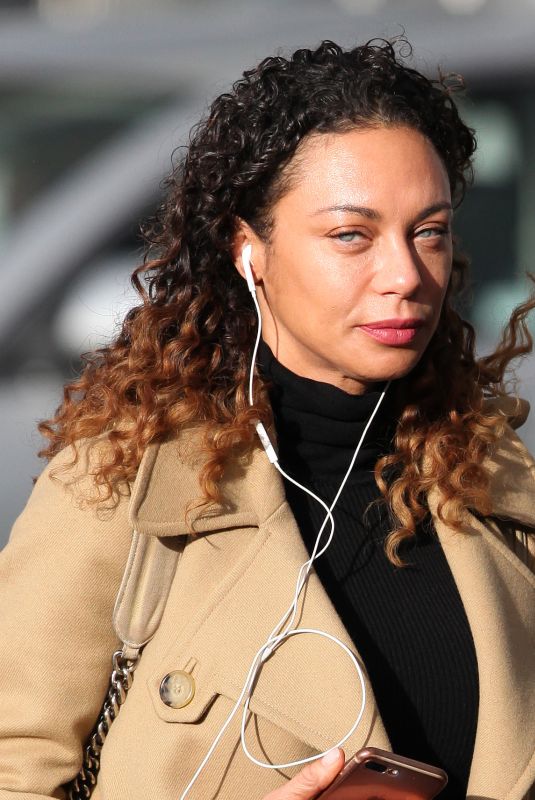 LILLY BECKER at Heathrow Airport in London 11/10/2017