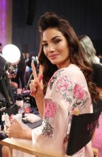 LILY ALDRIDGE on the Backstage at 2017 VS Fashion Show in Shanghai 11/20/2017