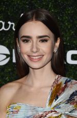 LILY COLLINS at 2017 GO Campaign Gala in Hollywood 11/18/2017