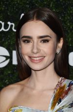 LILY COLLINS at 2017 GO Campaign Gala in Hollywood 11/18/2017