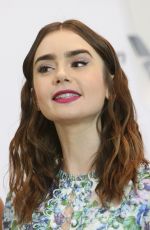 LILY COLLINS at 2018 Film Independent Spirit Awards Press Conference in Los Angeles 11/21/2017