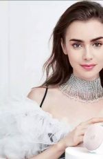 LILY COLLINS for Vogue Magazine, China 2017