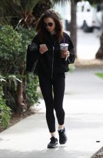 LILY COLLINS Leaves a Gym in West Hollywood 11/15/2017