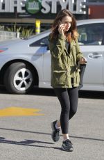 LILY COLLINS Out and About in Hollywood 11/28/2017