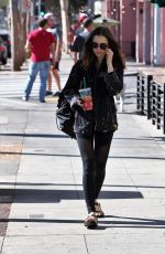 LILY COLLINS Out and About in Los Angeles 11/18/2017