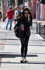 LILY COLLINS Out and About in Los Angeles 11/18/2017