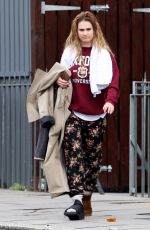 LILY JAMES Leaves Her Home in London 11/24/2017