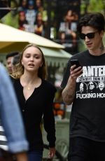 LILY-ROSE DEPP and Ash Stymest Out Shopping in Los Angeles 10/30/2017