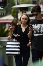 LILY-ROSE DEPP and Ash Stymest Out Shopping in Los Angeles 10/30/2017