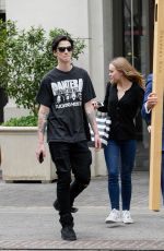 LILY-ROSE DEPP and Ash Stymest Out Shopping in Los Angeles 10/30/2017
