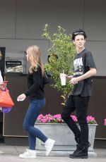 LILY-ROSE DEPP and Ash Stymest Out Shopping in Los Angeles 10/30/2017