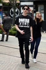 LILY-ROSE DEPP and Ash Stymest Out Shopping in Los Angeles 10/30/2017