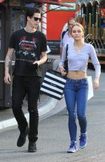 LILY-ROSE DEPP Shopping at The Grove in West Hollywood 11/03/2017