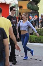 LILY-ROSE DEPP Shopping at The Grove in West Hollywood 11/03/2017