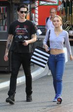 LILY-ROSE DEPP Shopping at The Grove in West Hollywood 11/03/2017