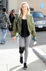 LINDSAY ARNOLD at Dance Studio in Los Angeles 11/17/2017