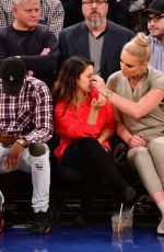 LINDSEY VONN at Houston Rockets vs New York Knicks Game in New York 11/01/2017