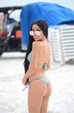 LISA OPIE in Bikini at a Beach in Miami 11/09/2017