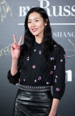 LIU WEN at Mercedes-Benz Backstage Secrets by Russell James Book Launch and Shanghai Exhibition Opening Party 11/18/2017