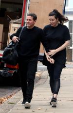 LIV TYLER and Dave Gardner Out in London 11/25/2017