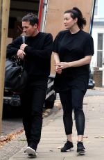LIV TYLER and Dave Gardner Out in London 11/25/2017