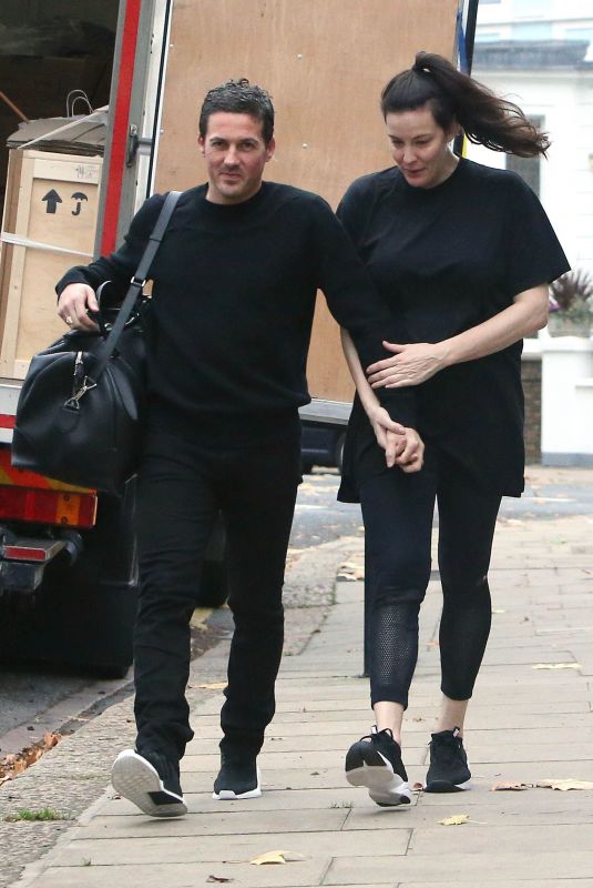 LIV TYLER and Dave Gardner Out in London 11/25/2017
