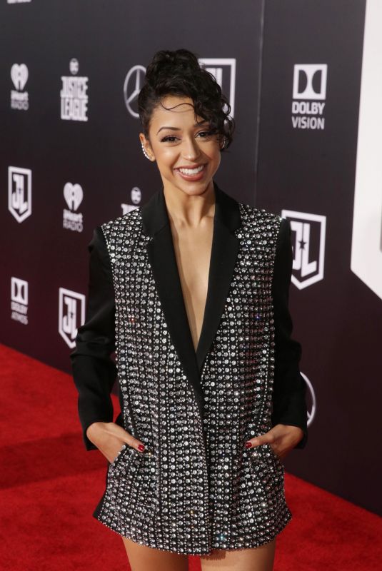 LIZA KOSHY at Justice League Premiere in Los Angeles 11/13/2017