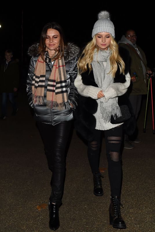 LOTTIE MOSS and EMILY BLACKWELL at Winter Wonderland at Hyde Park in London 11/16/2017