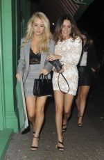 LOTTIE MOSS and TALLIA STORM at Bunga Bunga Battersea in London 11/17/2017