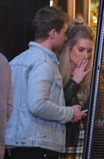 LOTTIE MOSS and Tom Dolemore Night Out in London 11/25/2017