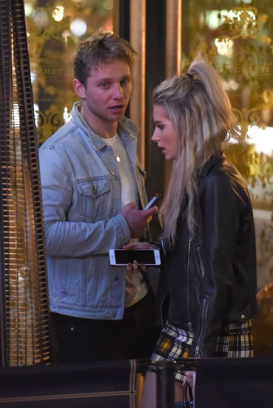 LOTTIE MOSS and Tom Dolemore Night Out in London 11/25/2017