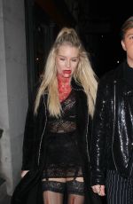 LOTTIE MOSS and Valentine Sorbilz Arrives at Fran Cutler Halloween Party in London 11/01/2017