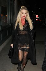 LOTTIE MOSS and Valentine Sorbilz Arrives at Fran Cutler Halloween Party in London 11/01/2017