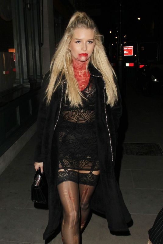 LOTTIE MOSS at Fran Cutler’s Halloween Freak Show in London 11/01/2017